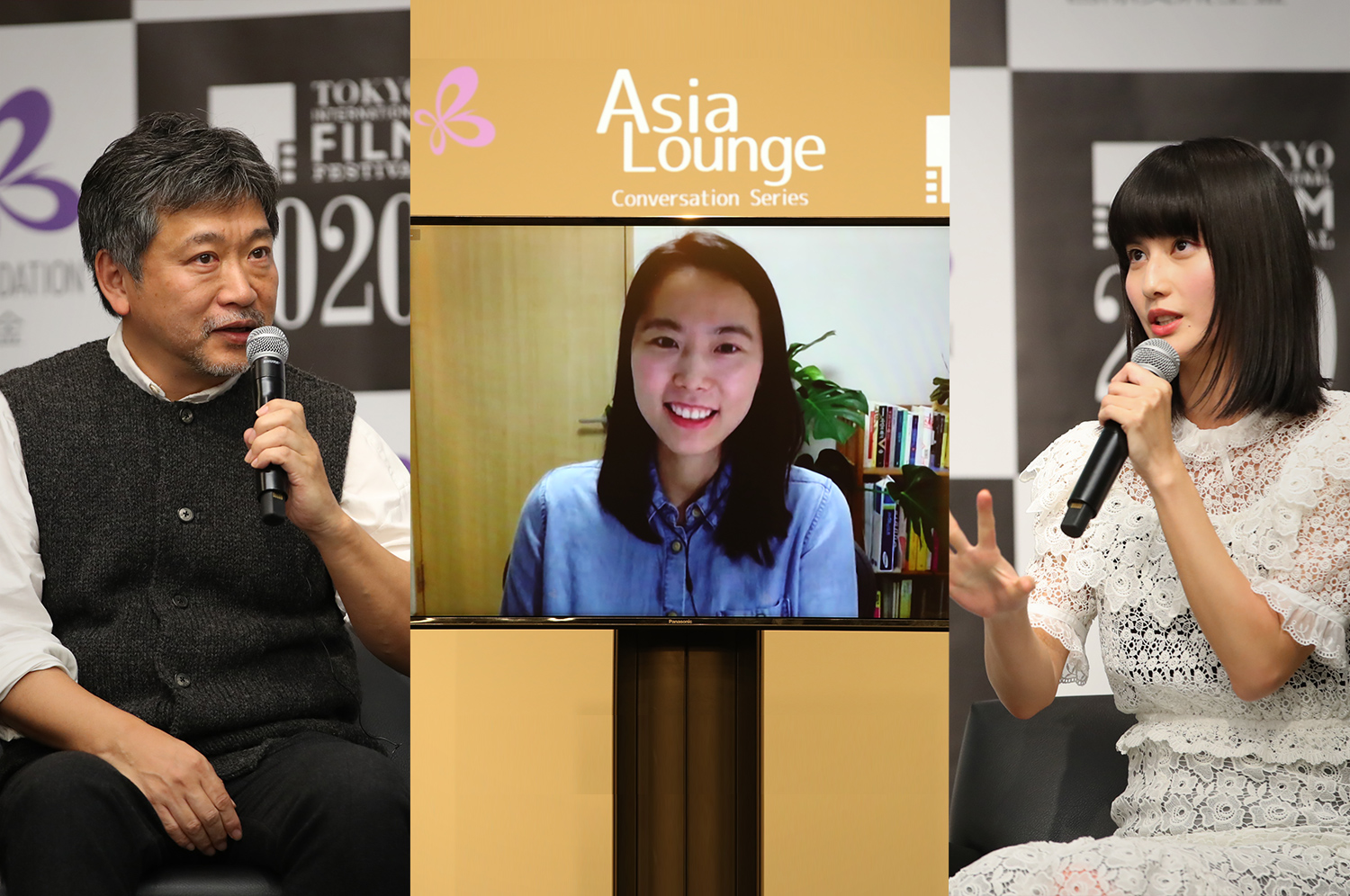 Asia Lounge KIM Bora and HASHIMOTO Ai(Talk) Kim Bora (Filmmaker) , Ai Hashimoto (Actress)